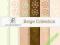Zestaw papier do srapbookingu 250g Beige collectio