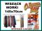 WISZĄCE worki próżniowe z WIESZAKIEM 145x70 wielki
