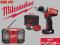 MILWAUKEE wkrętarka M12 CPD-402C + C12JSR +3x4,0Ah