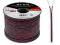 Przewód głośnikowy 2x1,50mm czarnoczerwony 1mb/1zł