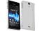 White Rubber case Sony Xperia V LT25i + folia