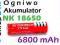 AKUMULATOR OGNIWO typ 18650 MOCNY 6800mAh 6800mAh