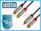 KABEL PRZEWÓD AUDIO Adam Hall 2x RCA - 2x RCA 0,6m