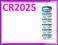 1szt BATERIE GUZIKOWE 3V CR2025 do 2017 roku F74