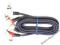Przyłącze kabel 2 x RCA CHINCH  kątowe  1m
