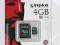KINGSTON MICRO 4GB+ADAPTER SDC4/4GB