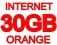 szybki internet orange free 30GB na 120dni 15zl/mc