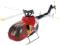 31cm Makieta Helikopter Red Bull CB 130 X BNF