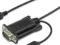 UNITEK Adapter microUSB do 1x RS-232; Y-1051