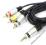Przyłącze kabel CHINCH 3x RCA na JACK3.5mm 4p 5,0m