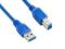 4WORLD Kabel USB 3.0 AM-BM 2,0m niebieski