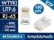 100szt WTYKI modularne / RJ45 / UTP.6 / 8P8C