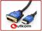 deleyCON Kabel HQ PREMIUM HDMI - DVI 1,5m gold 3D