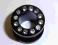 Kolczyk tunel plug piercing czarny cyrkonia 10mm