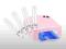 LAMPA UV 36W różowa manicure hybrydy żele