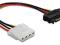 DELOCK KABEL SATA ZASILAJACY(M)-&gt;MOLEX(F) 12cm