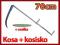 Zestaw ręczna KOSA ogrodowa 70cm +OSEŁKA +KOSISKO