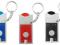 Brelok z latarką LED i żetonem kolory!!!
