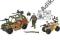 Chad Valley zestaw military vehicle jeep i quad