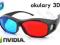 OKULARY 3D RED CYAN ANAGLIFY 3D NVIDIA EXCLUSIVE