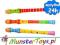 FLET DREWNIANY kolorowy instrument 33 cm