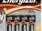 BATERIE ALKALICZNE ENERGIZER LR6 AA 1,5V 4szt.