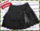 Czarna plisowana spódnica z falbanami cudo 134 a44