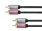 Kabel Kruger&amp;Matz 2RCA cinch - 2RCA cinch 3,0m