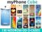 FUTERAŁ DO/NA myPhone Cube+2x FOLIA