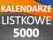 Kalendarzyki listkowe 5000 szt + DARMOWA WYSYŁKA