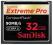 SANDISK Karta CF Extreme Pro Compact Flash 32 DSLR
