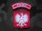 NASZYWKI EMBLEMATY GODŁO I POLSKA