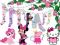 RAJSTOPY HELLO KITTY DORA MINNIE PEPPA r.104/110