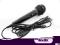 mikrofon dynamiczny karaoke 2,2m kabel