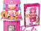DEDE MINI KUCHNIA BARBIE SZEF KUCHNI 16 CZĘŚCI
