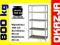 REGAŁ MAGAZYNOWY METALOWY REGAŁY 180x80x40 800KG