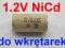 1.2V NiCd 1200mAh - akumulator do wkrętarki