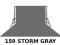Tło kartonowe 1,35 x 11m na tulei / 159 STORM GRAY