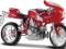 MOTOCYKL bike DUCATI MH900E BBURAGO 1:18 DIE CAST