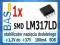 Stabilizator LM317LD _ 100mA _ 1,2V-37V _ SO8 _SMD