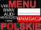 POLSKIE MENU Nawigacja BMW AUDI MERCEDES mapa 2014