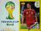 WORLD CUP BRASIL 2014 ARBELOA HISZPANIA KARTA