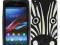 Etui Gumowe Zebra Pokrowiec Obudowa Sony Xperia Z2