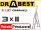DRABINY drabina aluminiowa 3x11 SPAWANA PRODUCENT