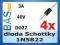 Dioda Schottky 1N5822 3A 40V DO27 ___4 sztuki