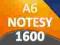NOTESY A6 1600 szt. + PROJEKT -offset- bloczki