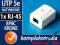 EQUIP gniazdo 1x RJ-45 sieciowe 8P8C/UTP/5e/KRONE