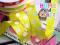 ++ WSTĄŻKA TASIEMKA YELLOW W GROSZKI 15 mm ++