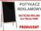 POTYKACZ tablica kredowa stojak reklamowy 120x65cm