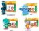 MEGA BLOKS Moshi Monsters 4 x 13  Zestaw Figurek+